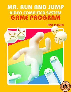 Mr. Run and Jump box art for Atari 2600